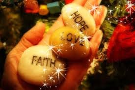 hope, love, faith