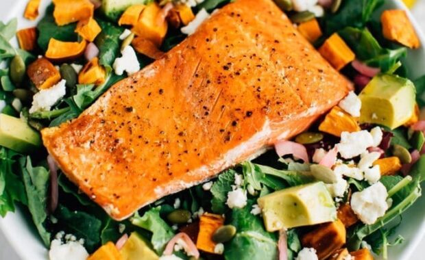 superfood salmon salad